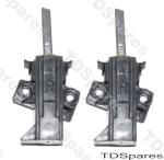 AEG FHP, AEG, Bauknecht, Hotpoint, Creda, V-Zug, Zanker Washing Machine Motor Carbon Brushes TYPE R, RX With The Electrical Terminal (2.8mm)Exit To The Left And Brush Longest Side To The Left As Viewed From Above..