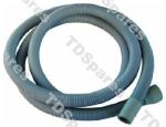 Universal Drain Hose For Washing Machine, Dishwasher & Other Applications, Extra Long 3.5m Length, 2 Outlets 22mm & 29mm Bore - Please Check Pump Outlet Size..