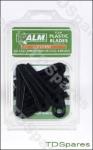 Flymo Lawnmower Grass Cutting Blade Plastic, SMALL HOLE Pack Of 10, lawnmowers with retaining screw type fitting- Duo Models - Minimo E25-21/22, Minimo Duo E30-21/22, E400 Duo