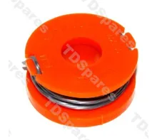 Spares2go Ersatzspule & Schnur Für Spear & Jackson Rasentrimmer – 4 M Schnur, 1,5 Mm Breite, Mit Abdeckung